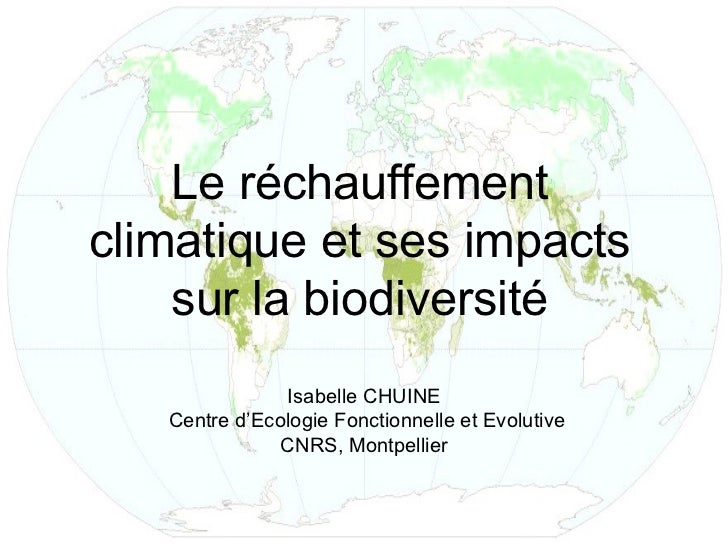 rechauffement climatique biodiversite rechauffement climatique biodiversite